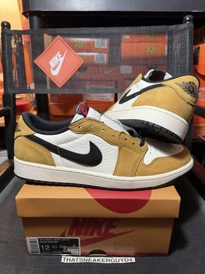 NIKE AIR JORDAN РЕТРО 1 НИЗКИЙ OG SZ 12 ROTY CZ0790-107 ВЫВЕДЕН ЧИКАГО ZION ВУДУ DS - Изображение 1 из 4