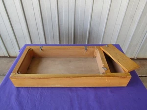 Singer Sewing Machine Wooden Base and Lid Vintage - Bild 1 von 13