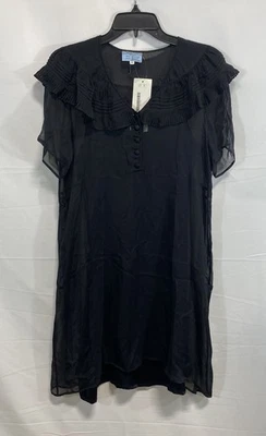 Женское черное шелковое платье-слип Prada 42 - Изображение 1 из 4