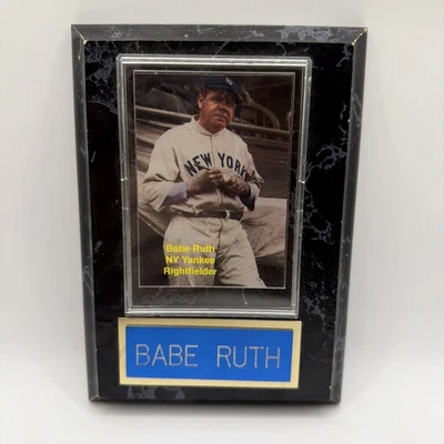 Babe Ruth Commemorative Sports Wall Plaque / Baseball Collectible - Image 1 of 4