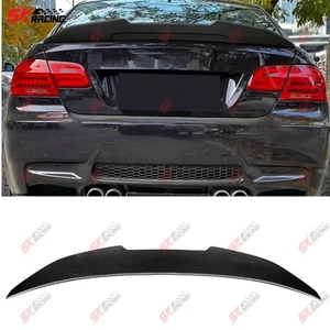 Dry Carbon Fiber/Glossy Black Rear Trunk Spoiler Wing For BWM M3 E92 2008-2013 - Foto 1 di 24