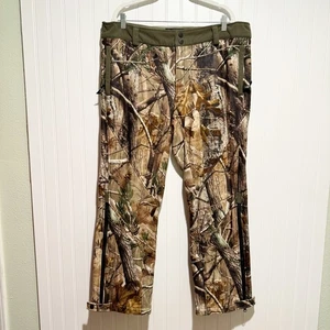 Team Real Tree Wind Stopper Camo Pants Fleece Mens XL - Bild 1 von 6