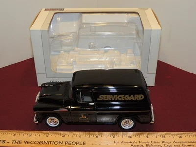 1/24 Scale Spec-Cast Ltd-Ed 1957 Chevy Panel Truck Die Cast Coin Bank John Deere - Image 1 of 4