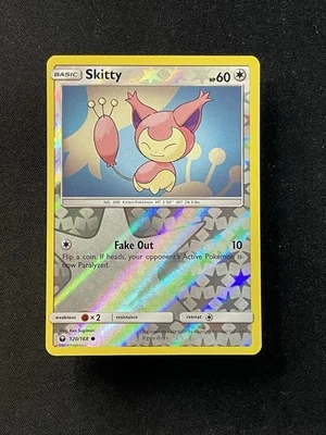 Pokemon Skitty 120/168 SM - Celestial Storm Reverse Holo - Image 1 of 2