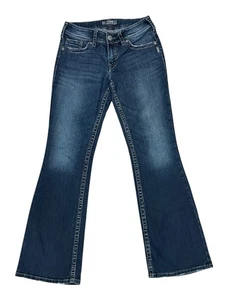 Silver Jeans Women's Suki Surplus Dark Wash Bootcut W29 L32 - Picture 1 of 5