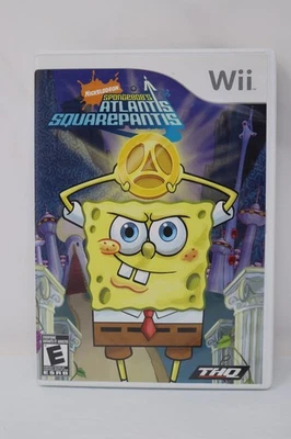 Bob Esponja Atlantis SquarePantis Nintendo Wii Probado Funcionando Foto 1 de 3