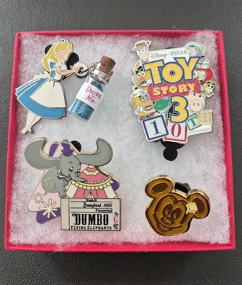 Disney Pin Group Лот товаров 1955 Дамбо Летающий Слон История Игрушек Ограниченный Выпуск - Изображение 1 из 3