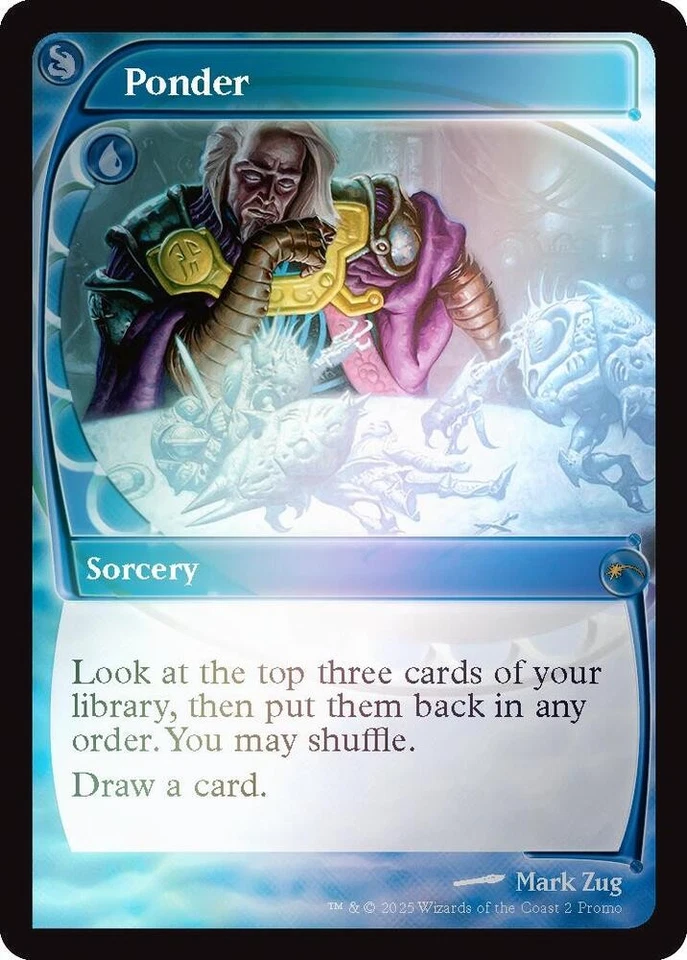 Ponder (Future Sight) Secret Lair Drop Series NM MTG Foil - Image 1 of 1
