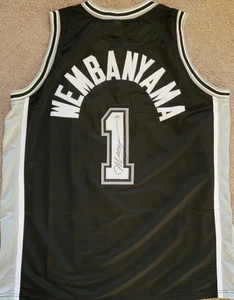 Victor Wembanyama Signed Autographed San Antonio Spurs Custom Pro Jersey w/ COA - Picture 1 of 6