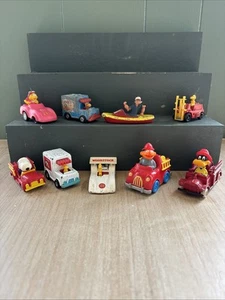 Lot Of 9 Vintage Snoopy, Popeye, Daffy Duck, McDonald’s Muppets Toys - Picture 1 of 20