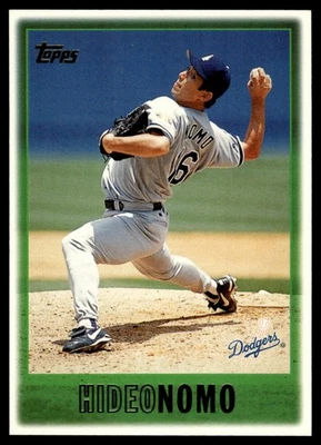 1997 Topps #440 Hideo Nomo Los Angeles Dodgers - Image 1 of 2