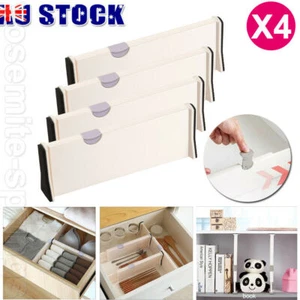 12Pcs Expandable Drawer Divider Adjustable Storage Organizer Kitchen Organizer - Picture 1 of 14