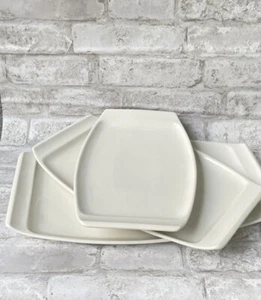 Large Serving Platters, 16"/14"/12" Serving Plates Set of 3, White - Picture 1 of 6