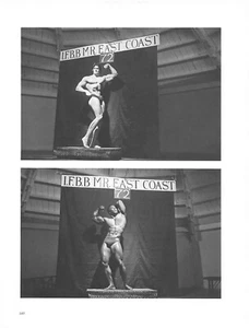 I.F.B.B Mrs East Coast Men Flexing 1970s on Leopard Skin Stage - Picture 1 of 1