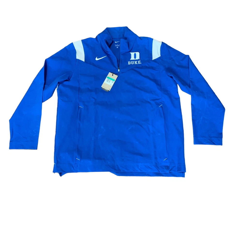 Nike Duke Blue Devils On Field Long Sleeve Pullover DN6173-480 Men’s Small