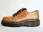 Vintage Y2k Doc Martens Air Wair Chunky Womens Us 9 Brown Leather Oxford 8651