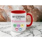 My Grandkids Are My Valentines Personalized Grandkids Names Valentines Mug Custo
