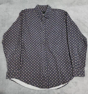 Cambridge Classics Dress Shirt Mens Size Large Blue Long Sleeve Casual Pocket - Picture 1 of 8