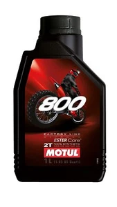 Motul 800 2T Factory Line Off Road 2-Takt Racing Aceite Mezcla 1 Litro Botella - Imagen 1 de 1