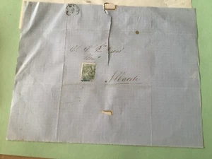Spain 1873 postal cover 2 items Ref A1829 - Picture 1 of 3