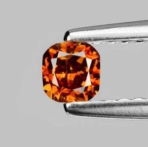 Diamond 0.27 Cts Untreated Natural Fancy Vivid Orange Red Diamond - Picture 1 of 1