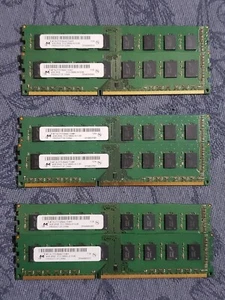 Lot of 6x Micron 4GB 2Rx8 PC3-12800U | MT16JTF51264AZ-1G4D1,1G4H1,1G4M1 - Picture 1 of 5