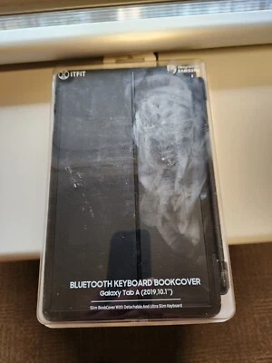Samsung Galaxy Tab A (2019, 10.1") Book Cover Keyboard - Black - Image 1 of 2