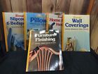Vintage Lot Of Sunset Home Repair Decorating Books Slip Covers Pillows Finishing