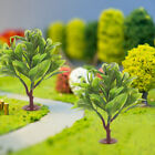10 Miniaturbäume künstlich grün für Eisenbahnarchitektur & DIY-Deko-