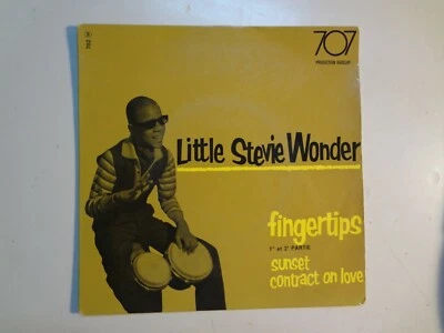 STEVIE WONDER: Fingertips-France 7" 63 Barclay 707 Production No BLY 702 EP PCV - Image 1 of 4