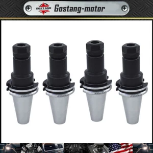 CAT40-ER20 Collet Chucks W. 4" Long Gage Length - 4 Chucks Tool Holder Set - Picture 1 of 17