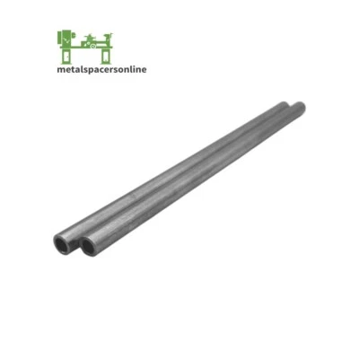 METAL SPACERS ONLINE Mild Steel Spacer-Tubing- 3/8" OD x 1/4" ID x 8" Long--Fits M6 or 1/4" Bolts