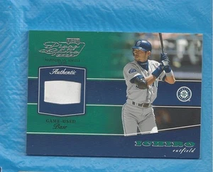 ICHIRO SUZUKI GAME USED 2002 PLAYOFF PIECE OF THE GAME MATERIALS MARINERS - Picture 1 of 1