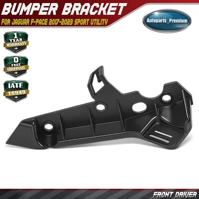 Передний левый верхний пластиковый кронштейн на бампер крепление для Jaguar F-Pace 2017-2023 - Изображение 1 из 4