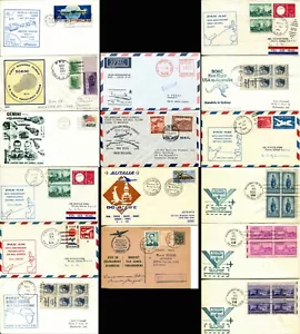 16 FIRST Flight AIRMAIL Space COVER Collection Pan American APOLLO Viscount USA - Picture 1 of 7