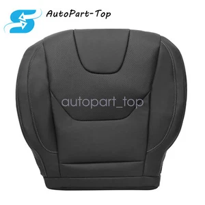 Driver Side Bottom Seat Cover For 2013-2017 Ford Edge Titanium Perforated Black - Picture 1 of 15