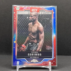 2025 Topps Chrome UFC No. 164 Themba Gorimbo Red White & Blue Refractor (2) - Picture 1 of 2