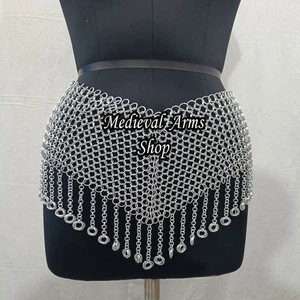Mittelalter Kettenhemd Minirock Aluminium Balley Tanz Rock LARP Cosplay Ren Faire - Bild 1 von 5
