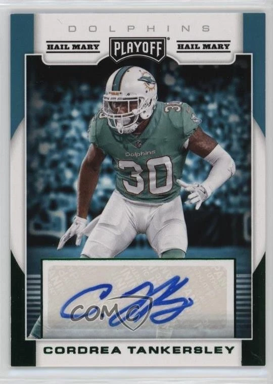 2017 Panini Playoff Rookie Signatures Hail Mary Cordrea Tankersley Auto RC - Image 1 of 2