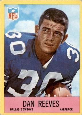 1967 Philadelphia #58 Dan Reeves RC Dallas Cowboys EX - Image 1 of 2