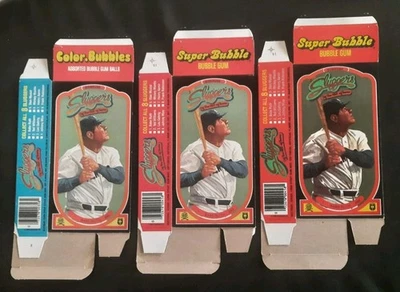 Donruss Super/Color Bubble Gum Sluggers 1985 (3) Dif. Variaciones de caja Babe Ruth  Foto 1 de 2