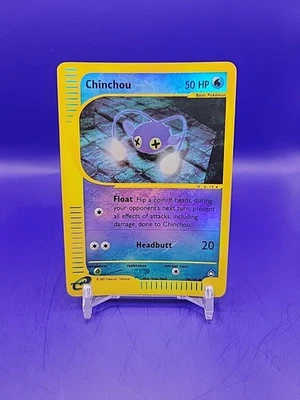 Chinchou 70/147 Reverse Holo Aquapolis English Pokemon Card WoTC E-Reader - Image 1 of 3