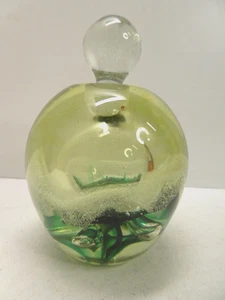 RICHARD MORRELL AUSTRALIAN STUDIO ART GLASS SCENT BOTTLE PERFUME SIGNED TO BASE - Picture 1 of 10