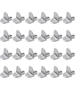 35 Stück Regalbodenträger, 5mm L Form Bodenträger für Einlegeböden, Metall - Bild 1 von 2