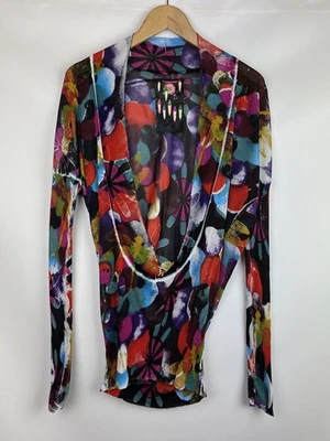Desigual ladies multicolor sweater pullover size S - Image 1 of 4