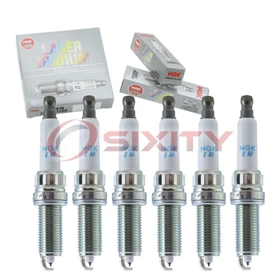 6 pc NGK 97968 ILZKBR7B8G Laser Iridium Spark Plugs for Ignition Wire cr - Image 1 of 4
