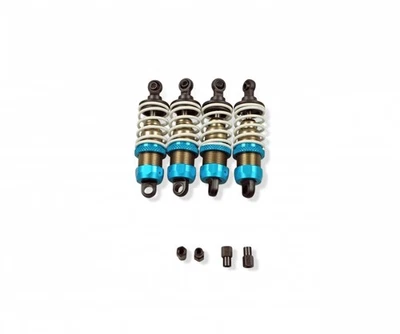Alu Stoßdämpfer Set (4) 62mm 1:10 Carson 500405864 auch für Tamiya - Bild 1 von 2