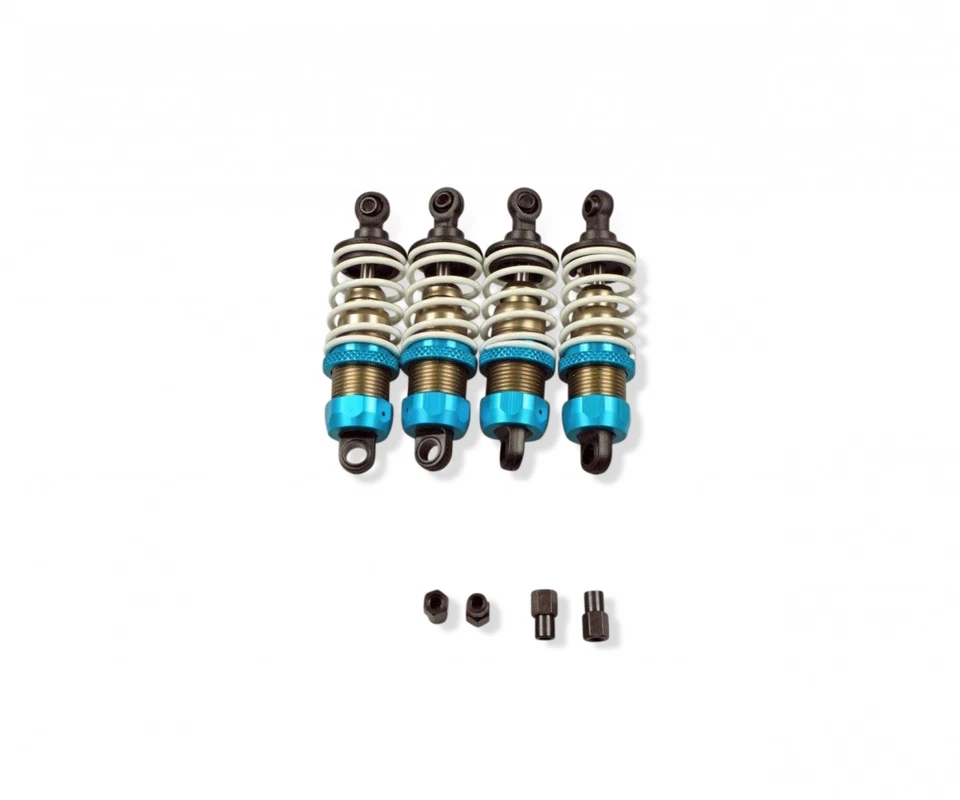 Alu Stoßdämpfer Set (4) 62mm 1:10 Carson 500405864 auch für Tamiya - Bild 1 von 2