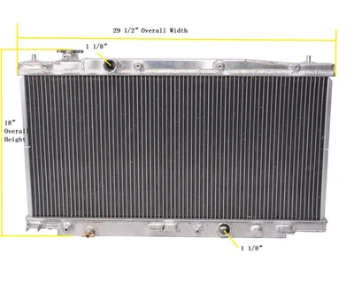 Radiator for 2009-2014 Honda Fit 1.5L L4 4-Door AT CC13068 3Rows All Aluminum Foto 1 de 4