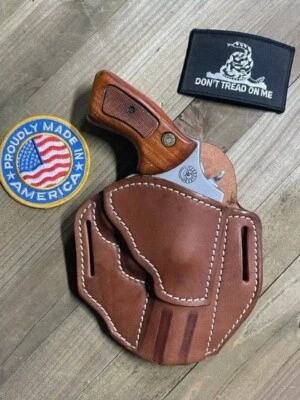 Smith Wesson J  Frame 2" MODEL 60 .357 Leather Holster(READ LEAD TIME) - Image 1 of 2
